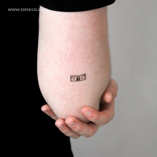 Dollar Bill Temporary Tattoo - Set of 3