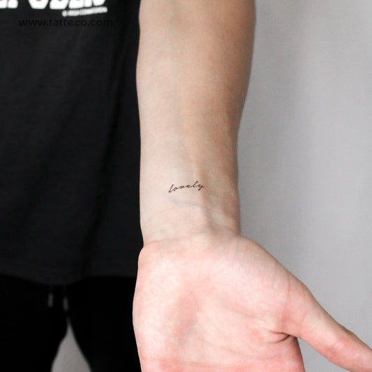 Lovely Temporary Tattoo - Set of 3