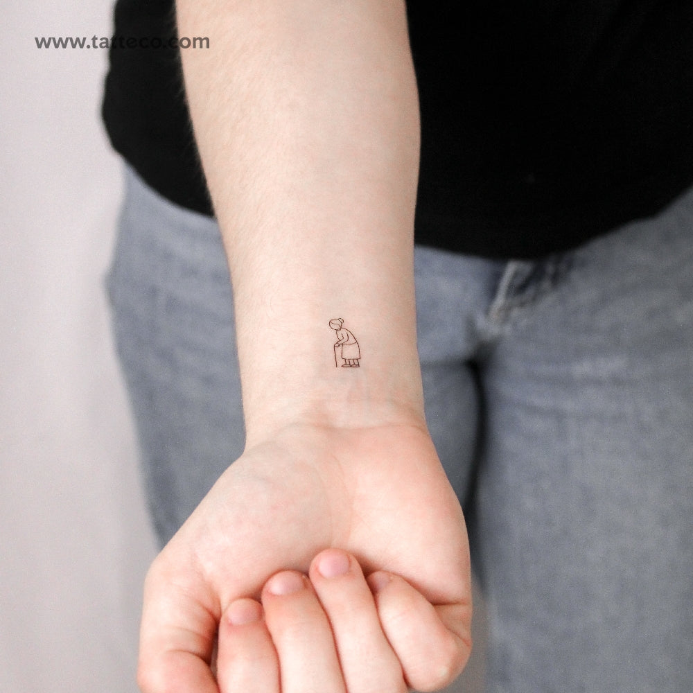 Grandmother Temporary Tattoo - Set of 3