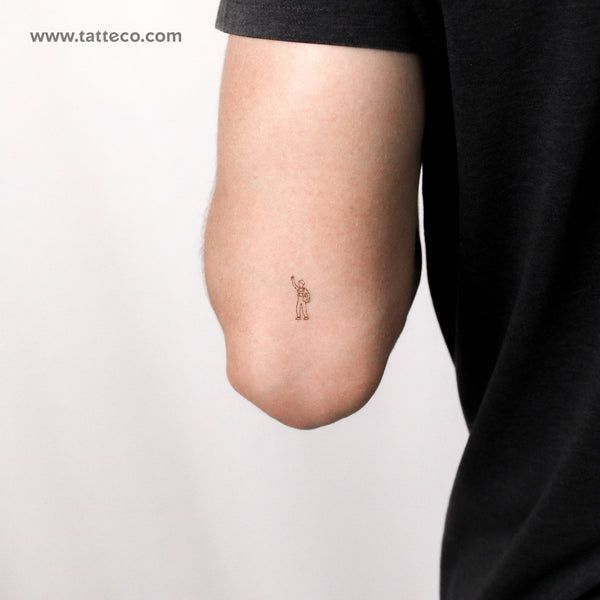Working Class Worker Temporary Tattoo - Set of 3