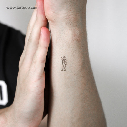 Working Class Worker Temporary Tattoo - Set of 3