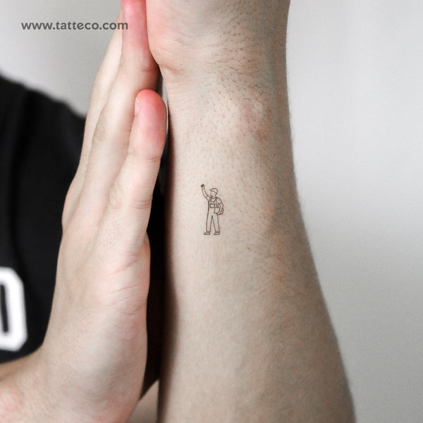 Working Class Worker Temporary Tattoo - Set of 3