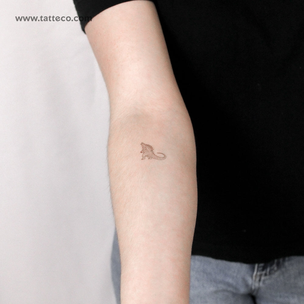 Godzilla Temporary Tattoo - Set of 3