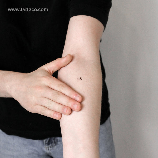 18 Temporary Tattoo - Set of 3