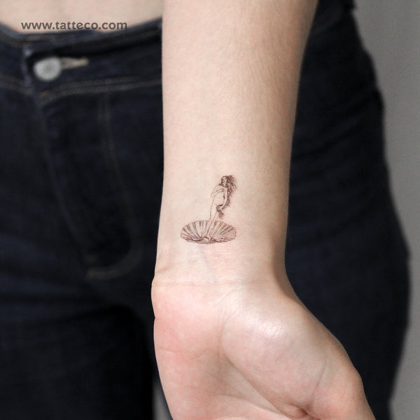 Venus Botticelli Temporary Tattoo - Set of 3