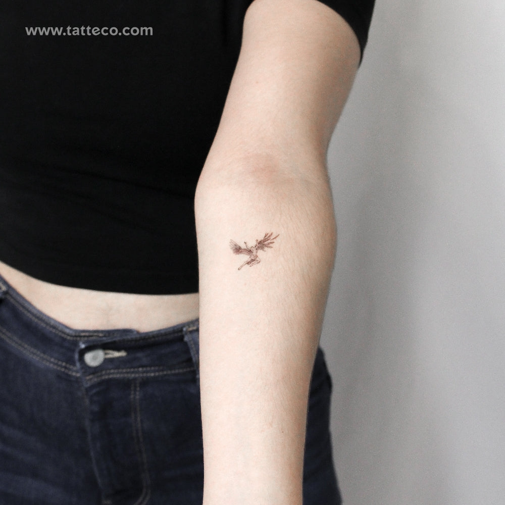 Fall Of Icarus Temporary Tattoo - Set of 3