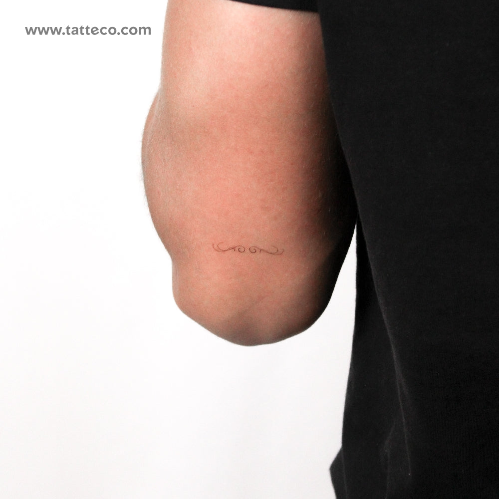 Horizontal Ornament Temporary Tattoo By M3.Ink - Set of 3