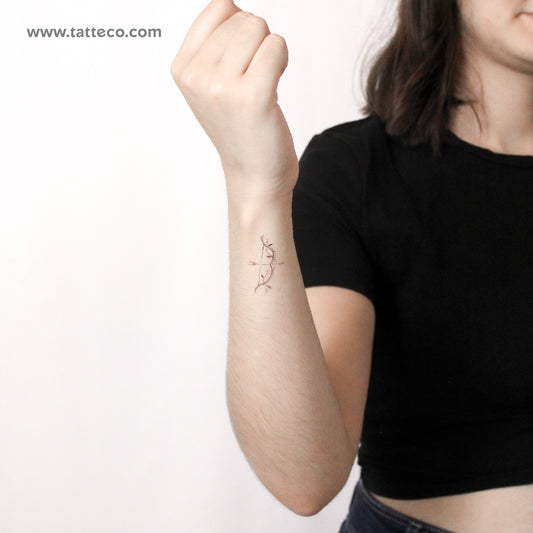 Bow And Arrow By Stefano Mazza Temporary Tattoo - Set of 3
