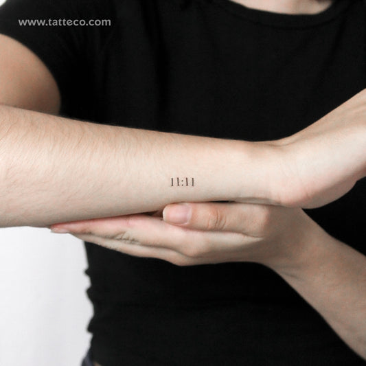 11:11 By Stefano Mazza Temporary Tattoo - Set of 3