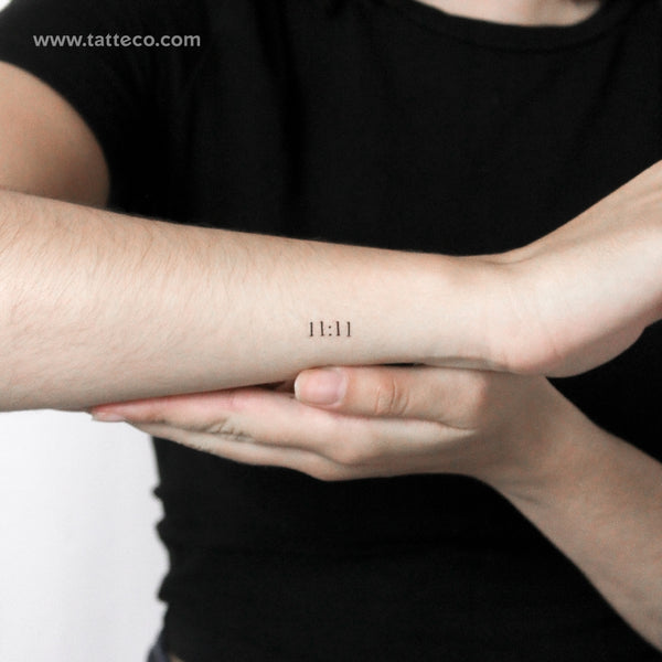 11:11 By Stefano Mazza Temporary Tattoo - Set of 3