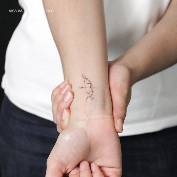 Bow And Arrow By Stefano Mazza Temporary Tattoo - Set of 3
