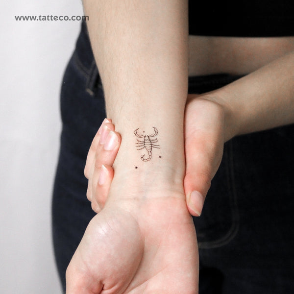 Scorpion By Stefano Mazza Temporary Tattoo - Set of 3