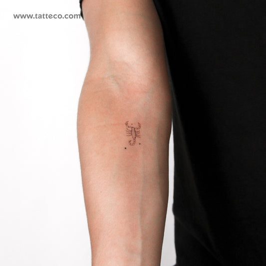 Scorpion By Stefano Mazza Temporary Tattoo - Set of 3