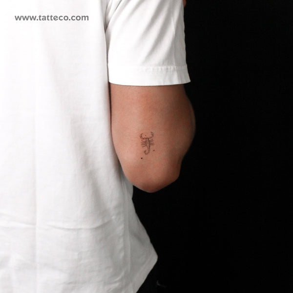Scorpion By Stefano Mazza Temporary Tattoo - Set of 3