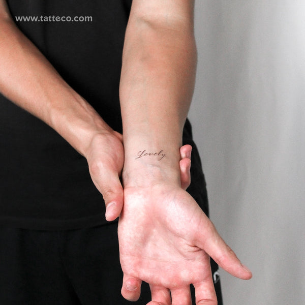 Lovely By Stefano Mazza Temporary Tattoo - Set of 3