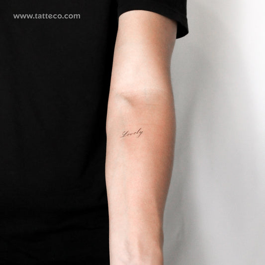 Lovely By Stefano Mazza Temporary Tattoo - Set of 3