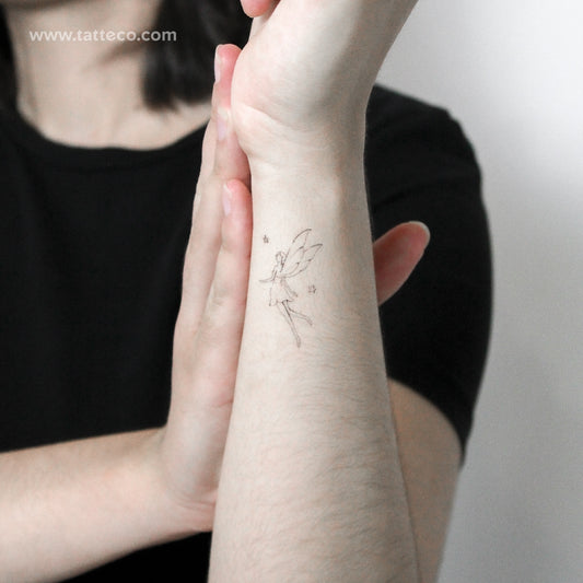 Flying Fairy By Stefano Mazza Temporary Tattoo - Set of 3