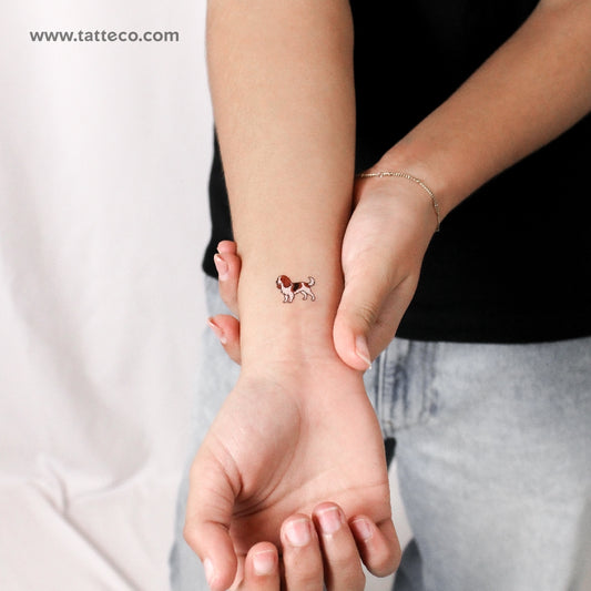Cavalier King Charles Spaniel Temporary Tattoo - Set of 3