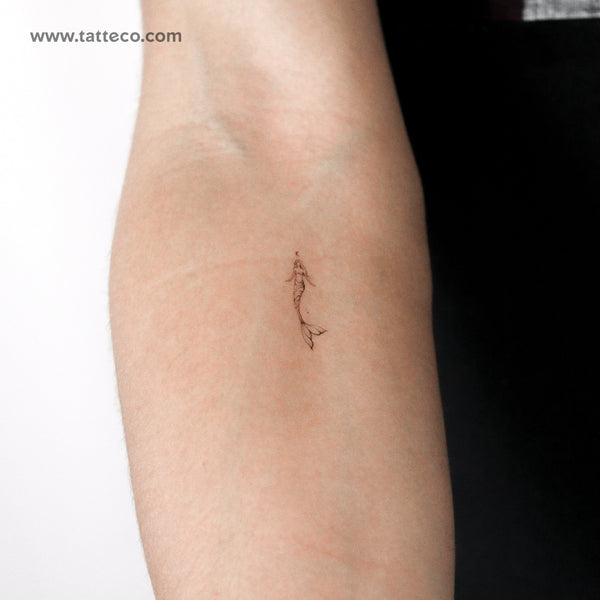 Mermaid By Stefano Mazza Temporary Tattoo - Set of 3
