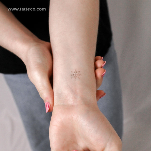 Small Ornament By Stefano Mazza Temporary Tattoo - Set of 3