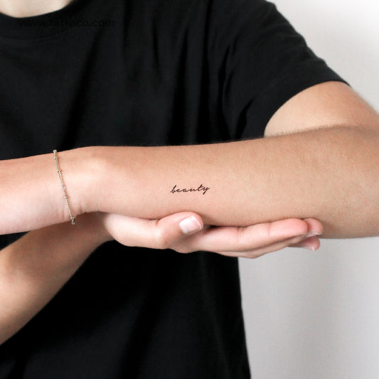 Beauty Temporary Tattoo - Set of 3