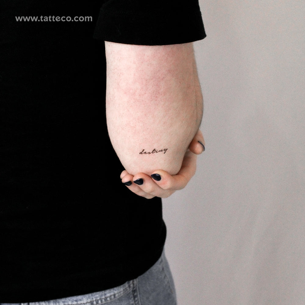 Destiny Temporary Tattoo - Set of 3