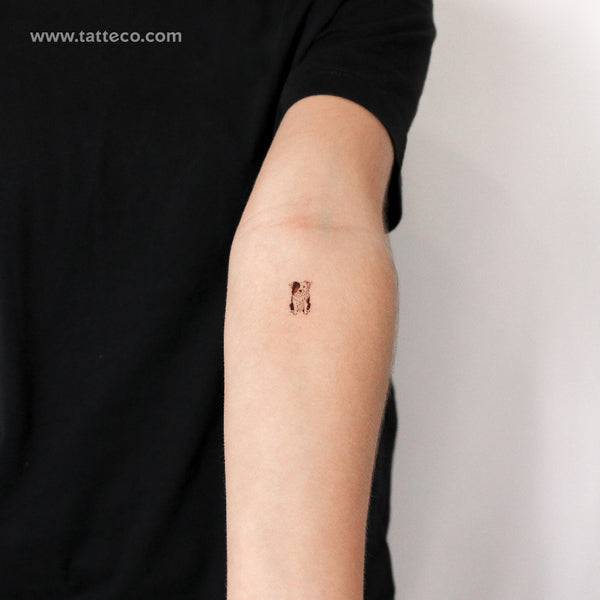Border Collie Temporary Tattoo - Set of 3