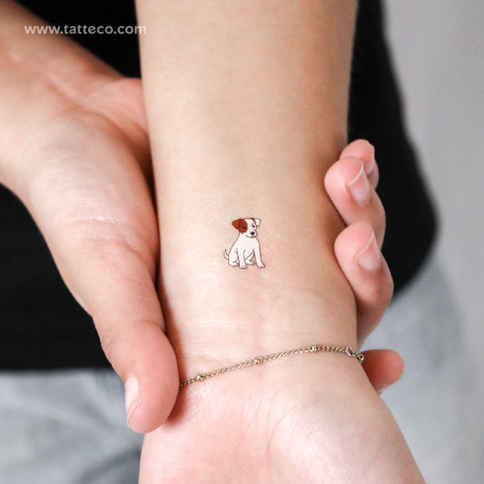 Jack Russell Temporary Tattoo - Set of 3