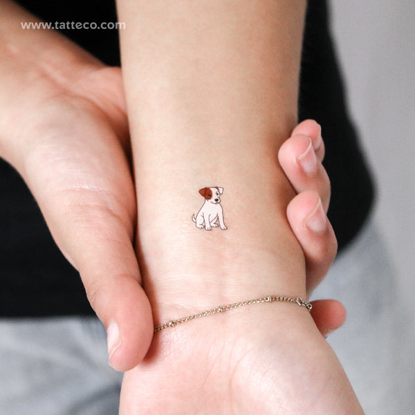 Jack Russell Temporary Tattoo - Set of 3