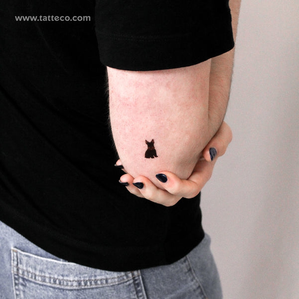 Little Scottish Terrier Temporary Tattoo - Set of 3