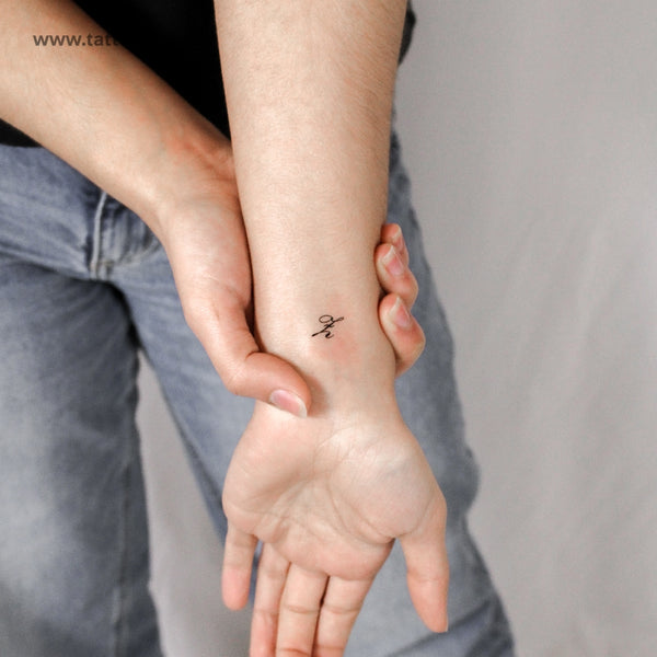 Tatuaje temporal de la letra Z (juego de 3)