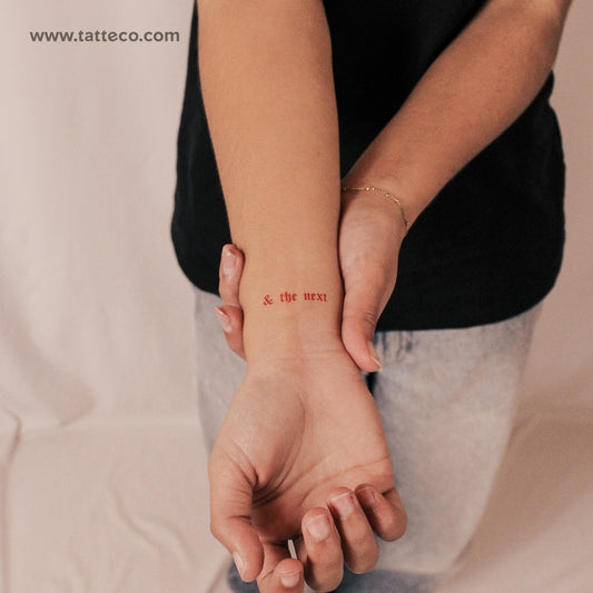 In This Life & The Next Temporary Tattoo - Set of 3
