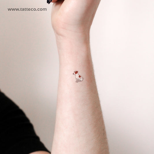 Little Jack Russell Temporary Tattoo - Set of 3
