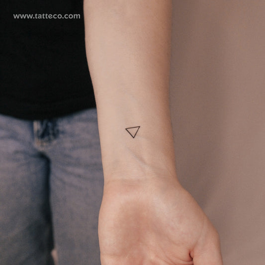 Water Alchemy Symbol Semi-Permanent Tattoo - Set of 2