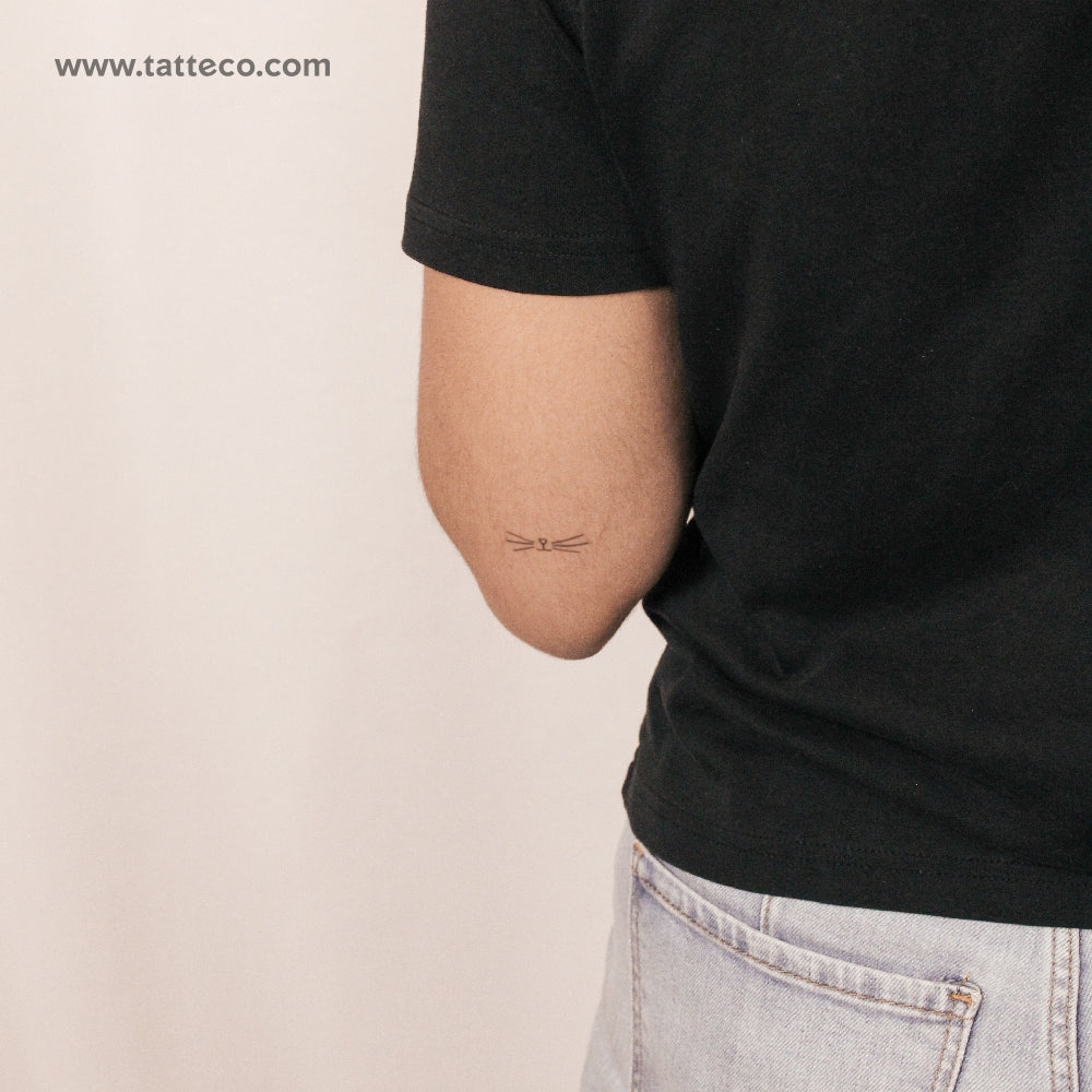 Cat Whiskers Semi-Permanent Tattoo - Set of 2