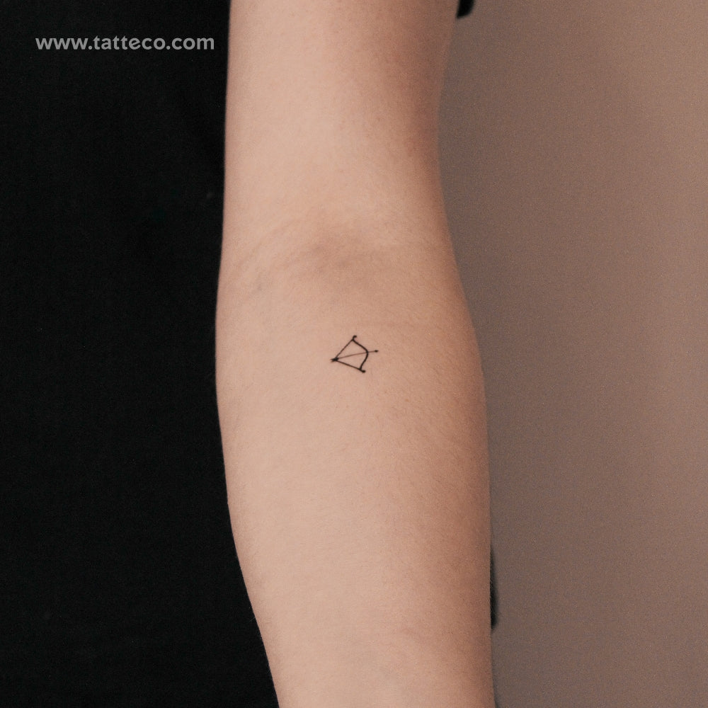 Bow And Arrow Semi-Permanent Tattoo - Set of 2