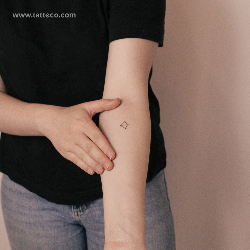 Bow And Arrow Semi-Permanent Tattoo - Set of 2