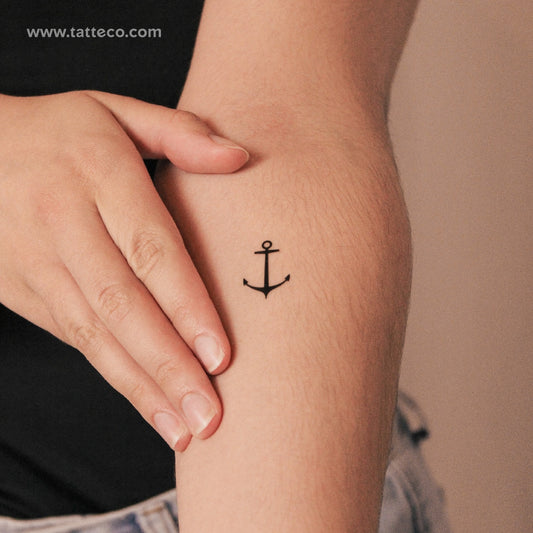 Anchor Semi-Permanent Tattoo - Set of 2