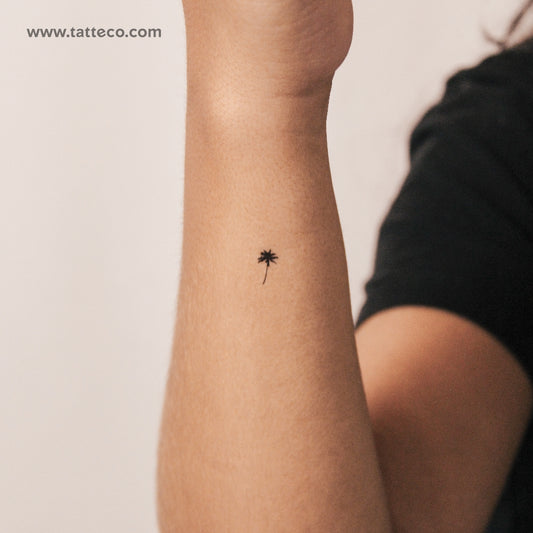 Little Palm Tree Semi-Permanent Tattoo - Set of 2