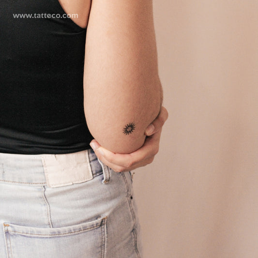 Sol De Mayo Uruguay Semi-Permanent Tattoo - Set of 2