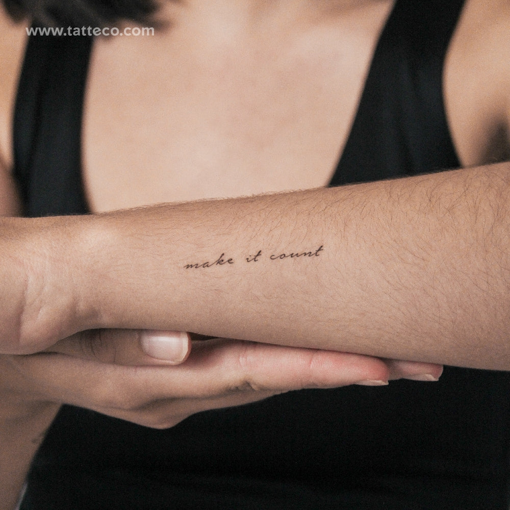 Tatuaje semipermanente Make It Count - Juego de 2