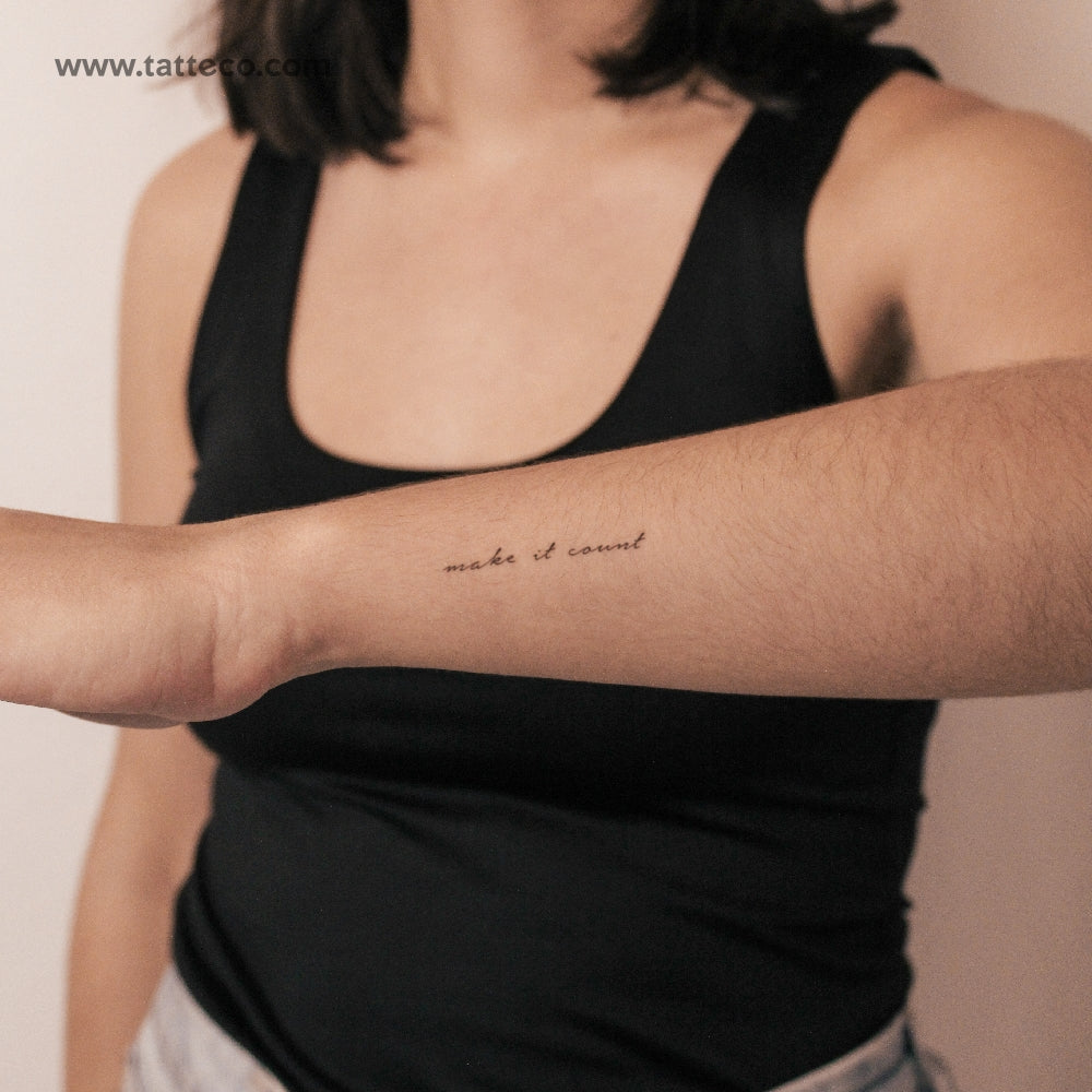 Tatuaje semipermanente Make It Count - Juego de 2