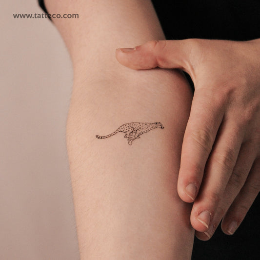 Cheetah Semi-Permanent Tattoo - Set of 2
