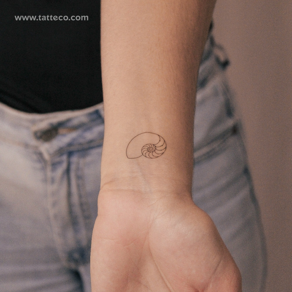 Nautilus Semi-Permanent Tattoo - Set of 2