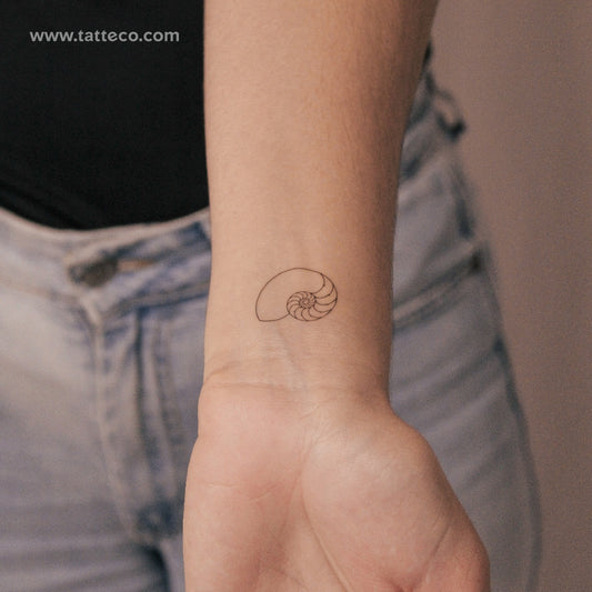 Nautilus Semi-Permanent Tattoo - Set of 2