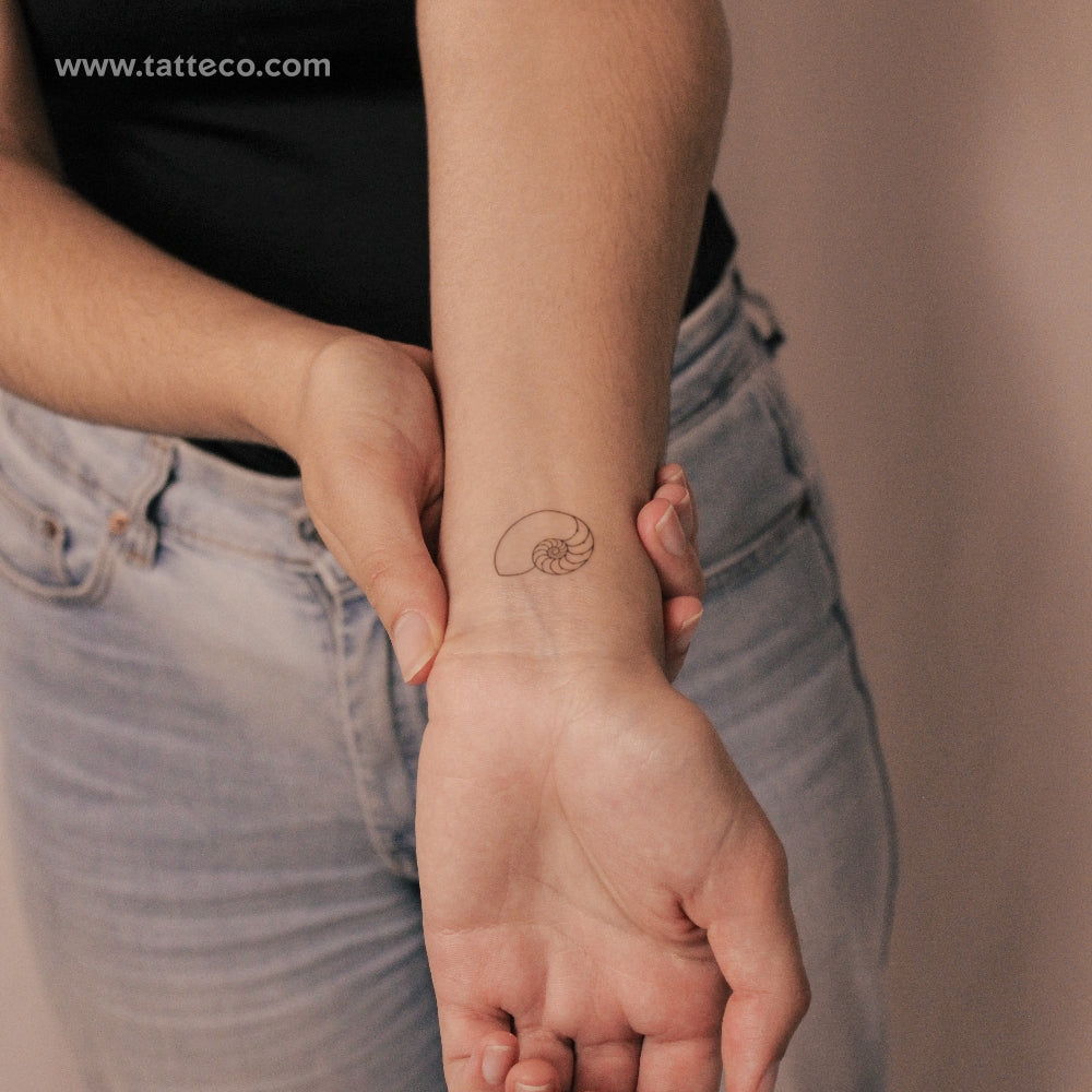 Nautilus Semi-Permanent Tattoo - Set of 2