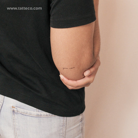 You Can Semi-Permanent Tattoo - Set of 2