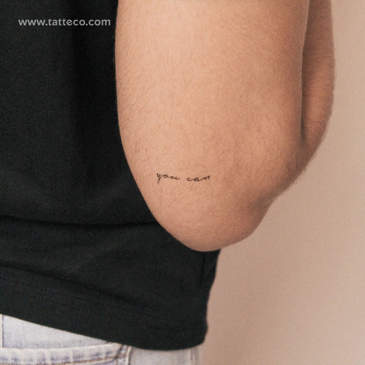 You Can Semi-Permanent Tattoo - Set of 2