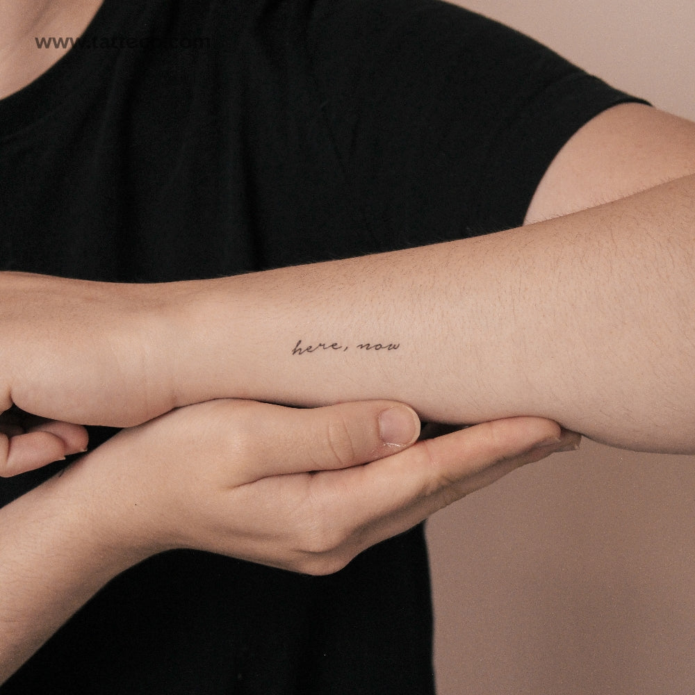 Here, Now Semi-Permanent Tattoo - Set of 2