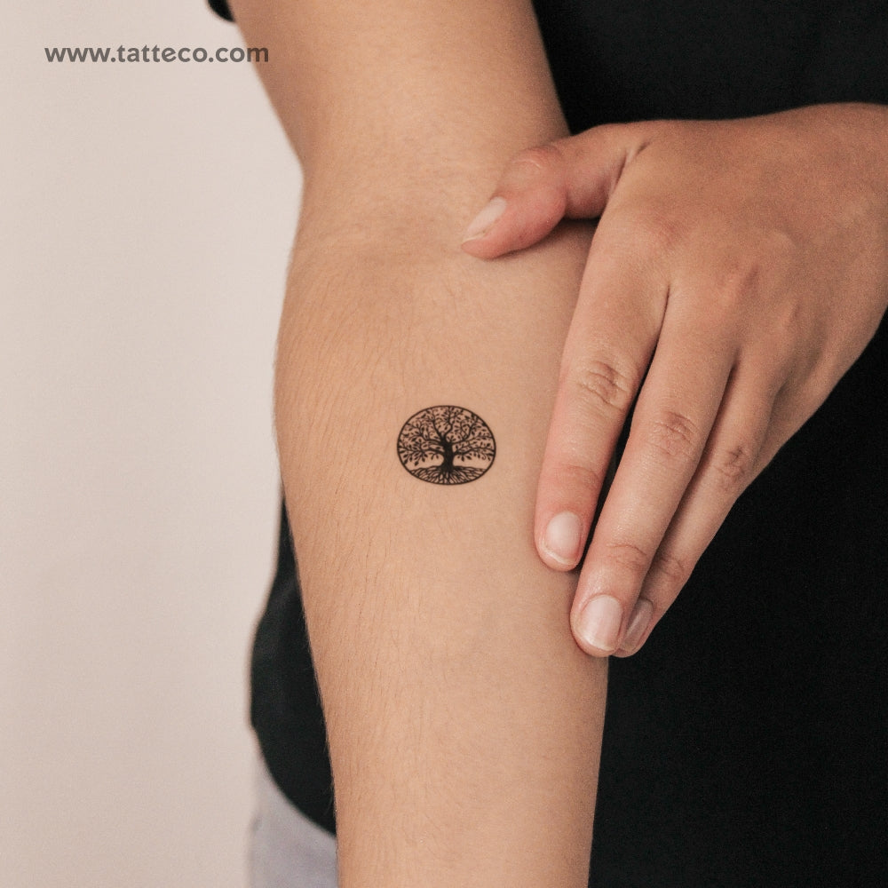 Small Tree of Life Semi-Permanent Tattoo - Set of 2